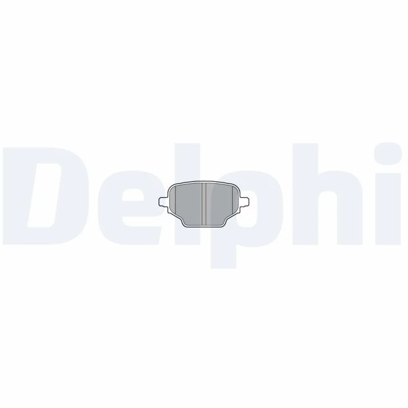 Brake Pad Set, disc brake DELPHI LP3580