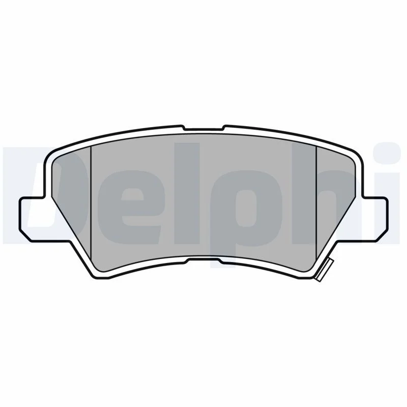 Brake Pad Set, disc brake DELPHI LP3665