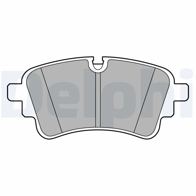 Brake Pad Set, disc brake DELPHI LP3670