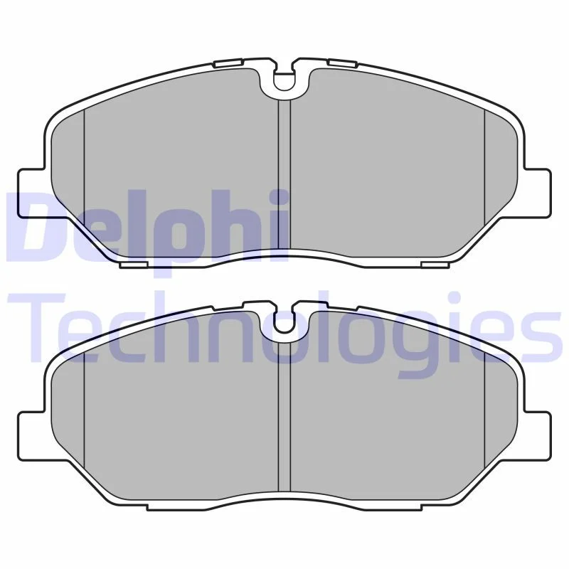 Brake Pad Set, disc brake DELPHI LP3683