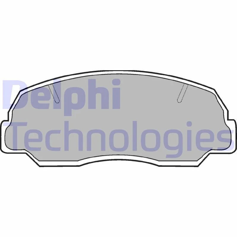 Sada brzdových platničiek, kotúčová brzda DELPHI LP400