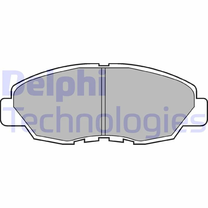 Brake Pad Set, disc brake DELPHI LP734