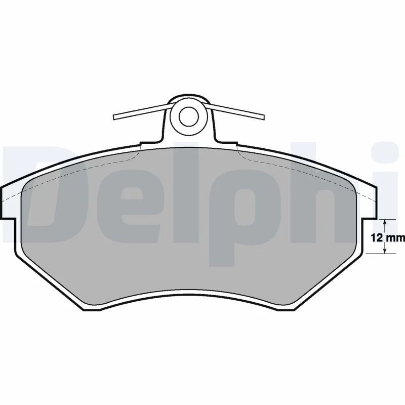 Brake Pad Set, disc brake DELPHI LP778