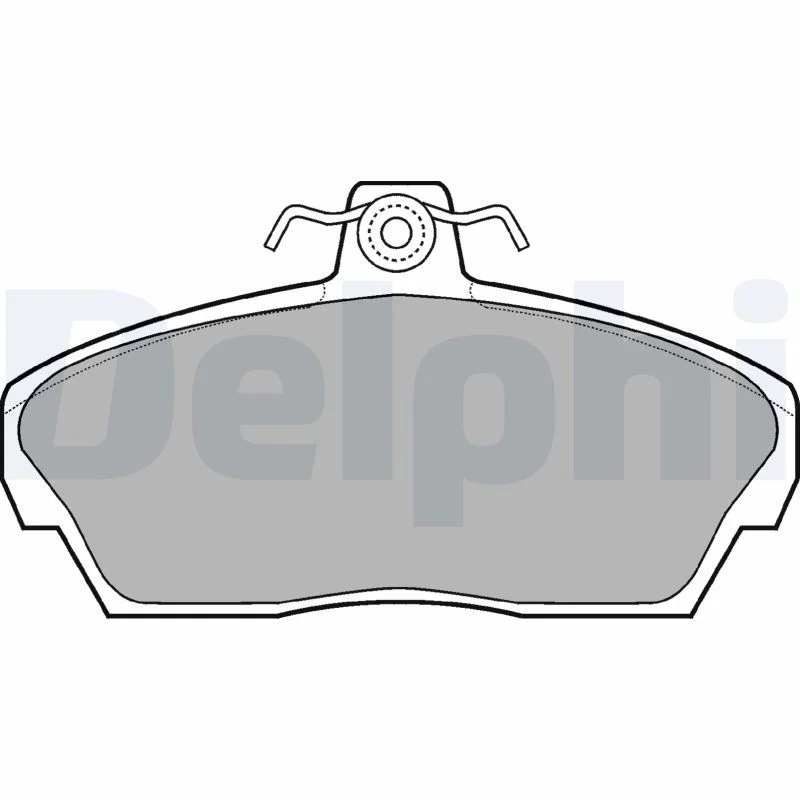 Sada brzdových platničiek, kotúčová brzda DELPHI LP911