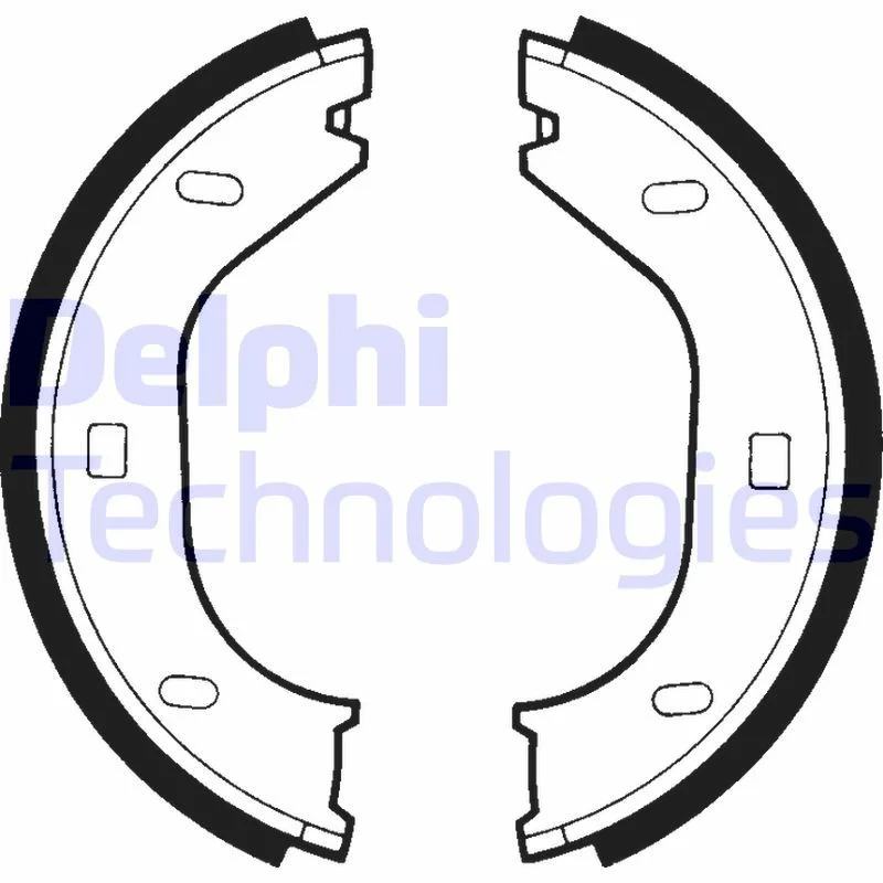 Brake Shoe Set, parking brake DELPHI LS1370