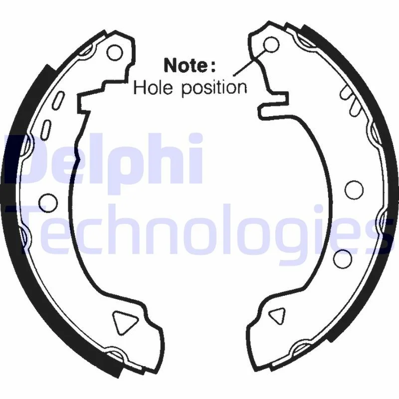 Brake Shoe Set DELPHI LS1402