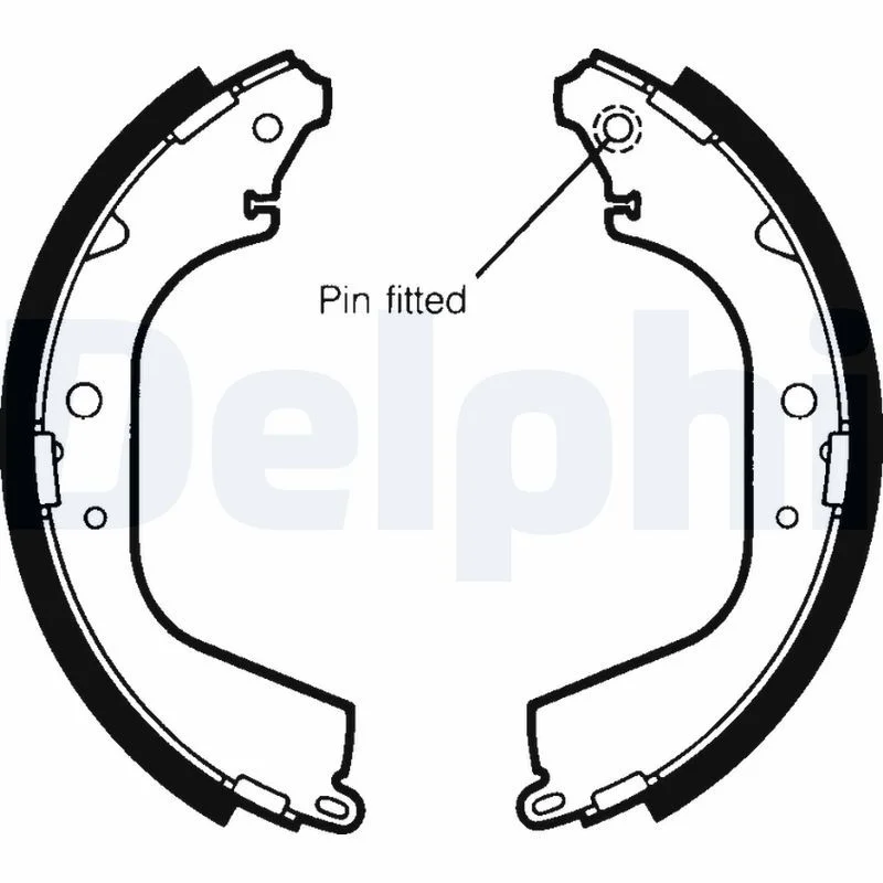 Brake Shoe Set DELPHI LS1406