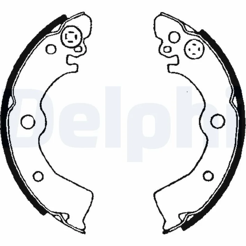 Brake Shoe Set DELPHI LS1650