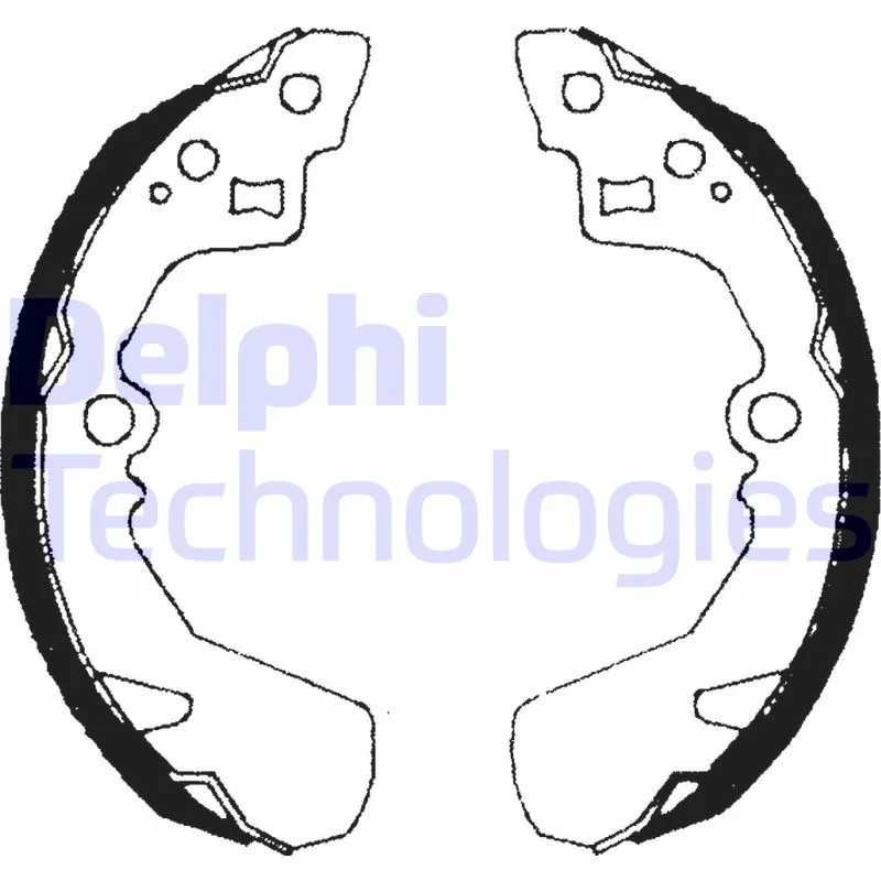 Sada brzdových čeľustí DELPHI LS1685