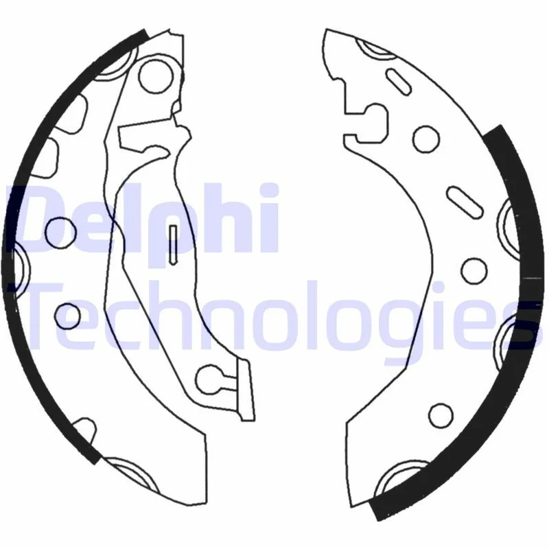 Brake Shoe Set DELPHI LS1728