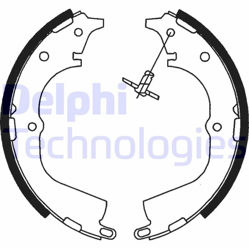 Brake Shoe Set DELPHI LS1744