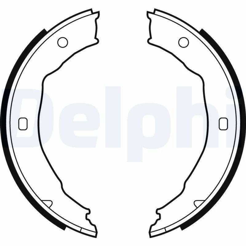 Brake Shoe Set, parking brake DELPHI LS1881