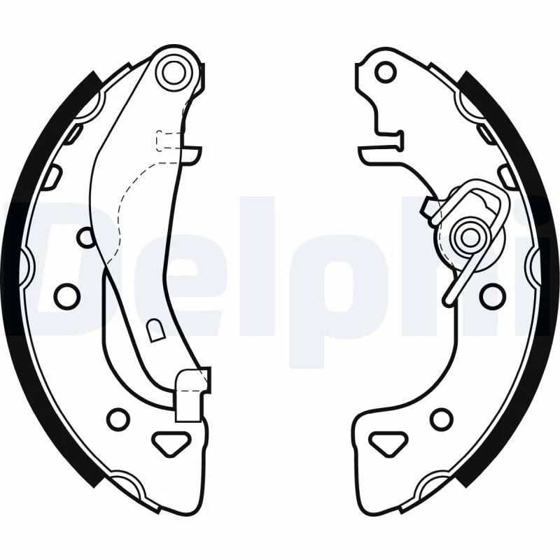 Brake Shoe Set DELPHI LS1976
