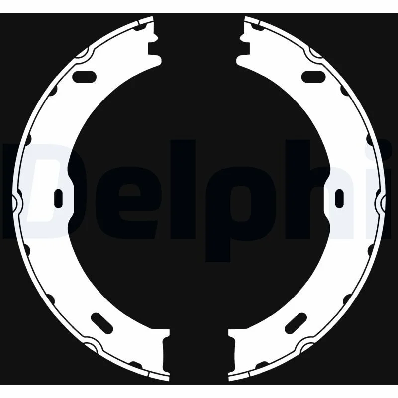 Brake Shoe Set, parking brake DELPHI LS2018