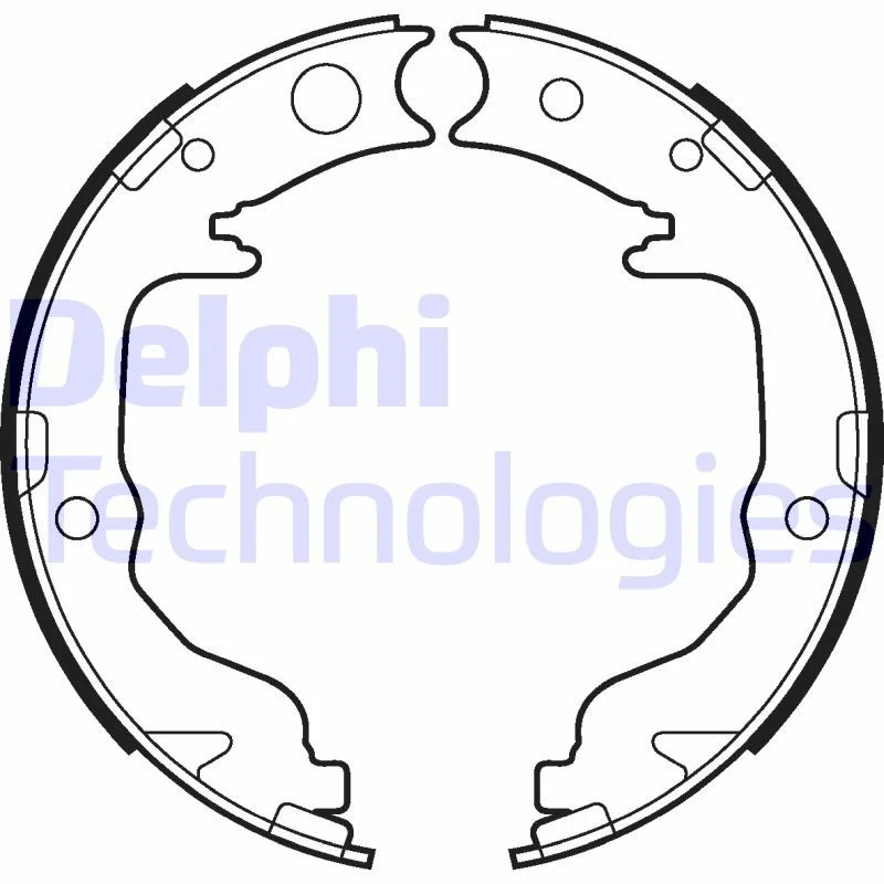 Sada brzdových čeľustí DELPHI LS2026