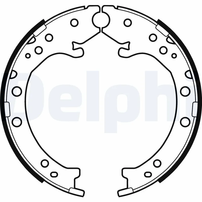 Brake Shoe Set, parking brake DELPHI LS2034