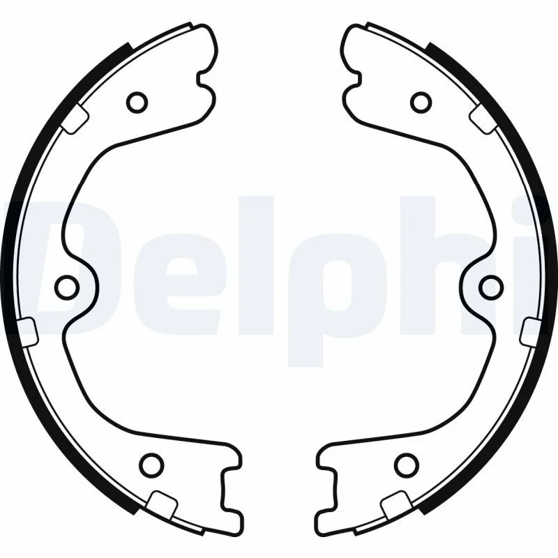Brake Shoe Set, parking brake DELPHI LS2037