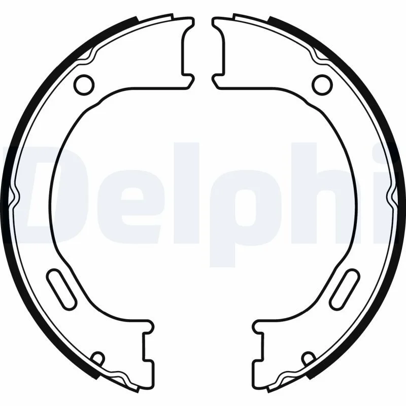 Brake Shoe Set, parking brake DELPHI LS2076