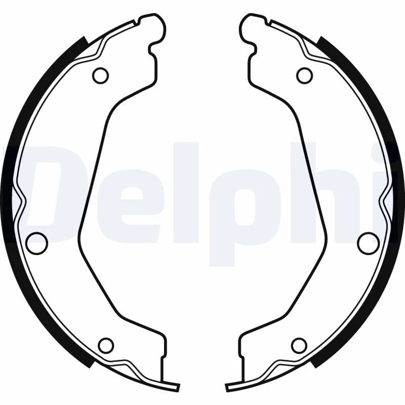 Brake Shoe Set, parking brake DELPHI LS2085