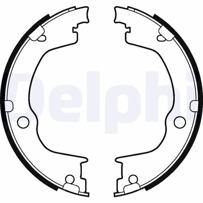 Brake Shoe Set, parking brake DELPHI LS2106