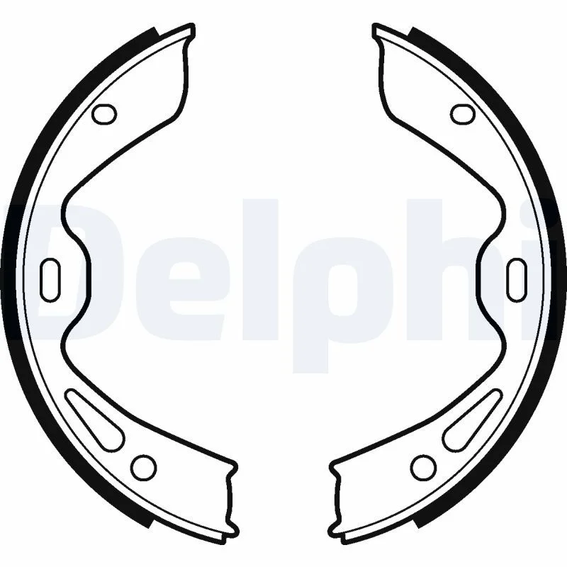 Brake Shoe Set, parking brake DELPHI LS2120