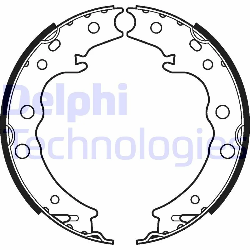 Sada brzdových čeľustí DELPHI LS2125