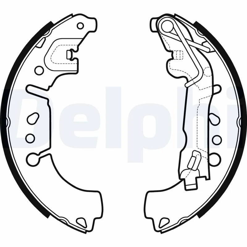 Brake Shoe Set DELPHI LS2135