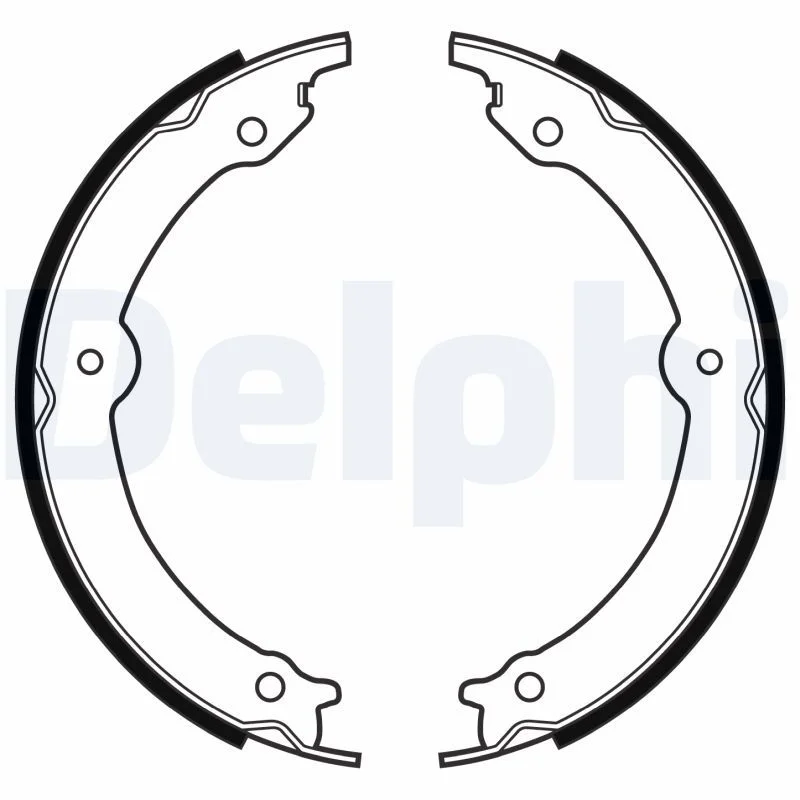 Brake Shoe Set, parking brake DELPHI LS2152