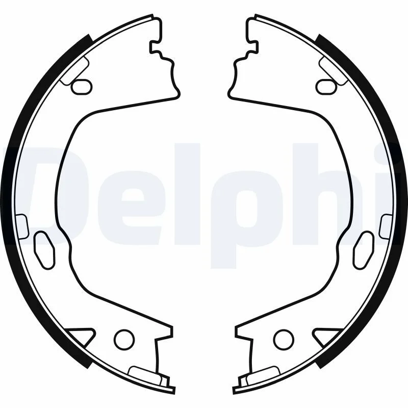 Brake Shoe Set, parking brake DELPHI LS2153