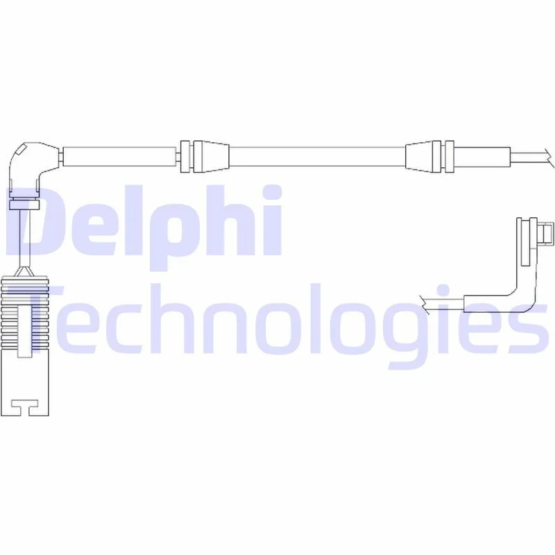 Výstražná kontrolka, opotrebenie brzdových doštičiek DELPHI LZ0171