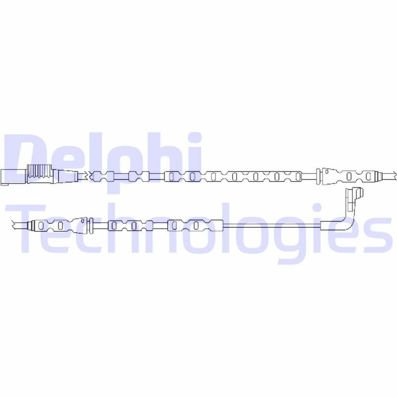 Výstražná kontrolka, opotrebenie brzdových doštičiek DELPHI LZ0221