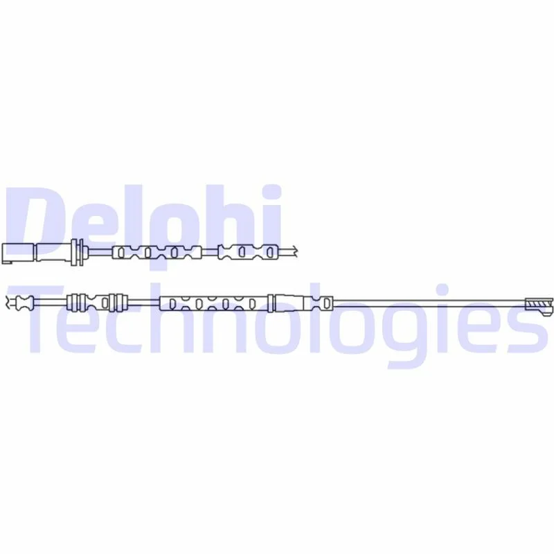 Výstražná kontrolka, opotrebenie brzdových doštičiek DELPHI LZ0224