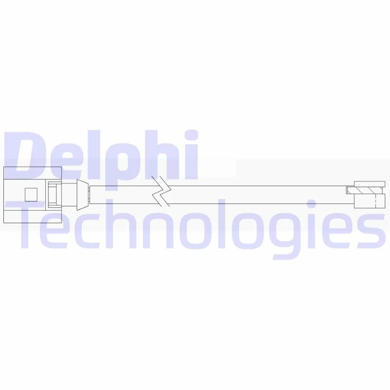 Výstražná kontrolka, opotrebenie brzdových doštičiek DELPHI LZ0287