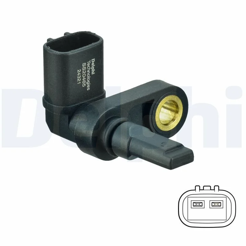 Snímač, počet otáčok kolesa DELPHI SS20465