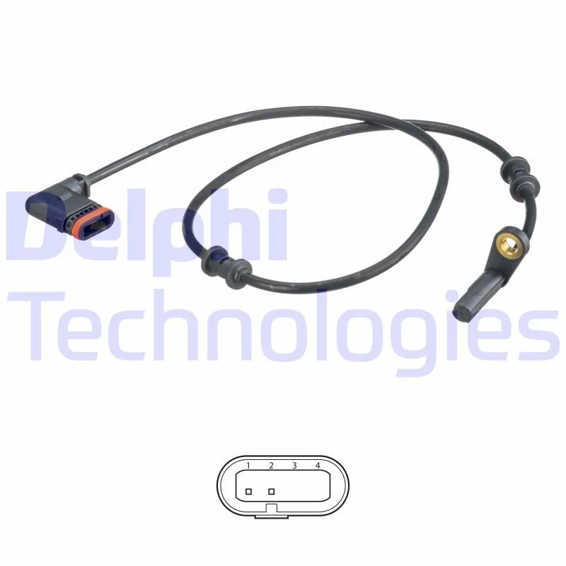 Snímač, počet otáčok kolesa DELPHI SS20550