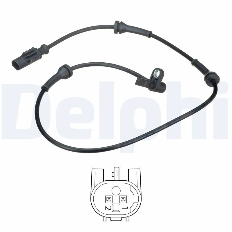 Snímač, počet otáčok kolesa DELPHI SS20597