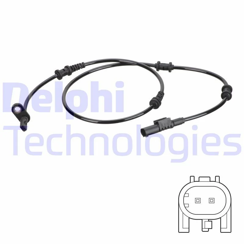 Snímač, počet otáčok kolesa DELPHI SS20759