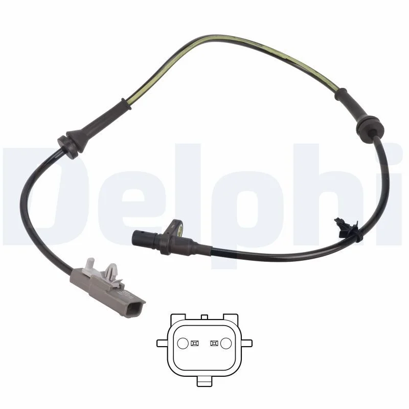 Sensor, wheel speed DELPHI SS21256-12B1