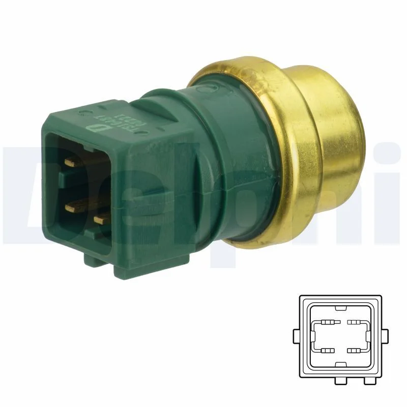 Sensor, coolant temperature DELPHI TS10487