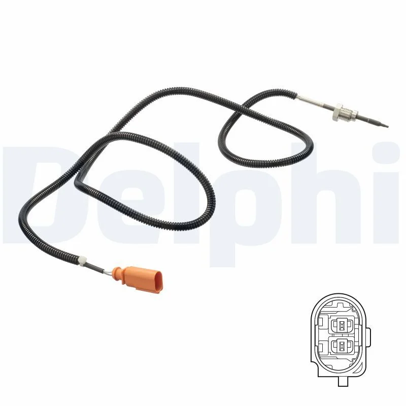 Senzor, teplota výfukových plynov DELPHI TS30181