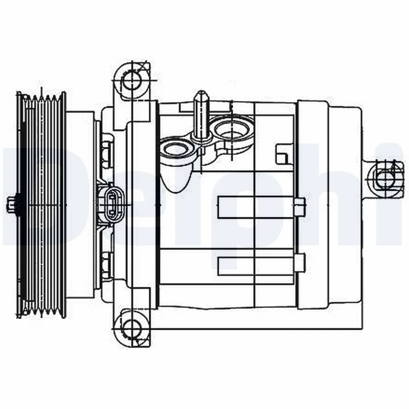 Kompresorius, oro kondicionierius DELPHI KLIMATYZACJA TSP0155984