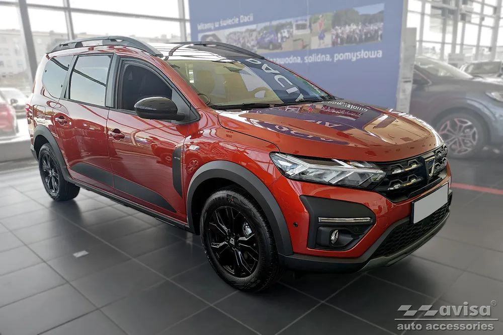 Door Sills Blue '' Hybrid '' (2Pcs) DACIA JOGGER 2021-> (black mirror) AVISA 2/06004
