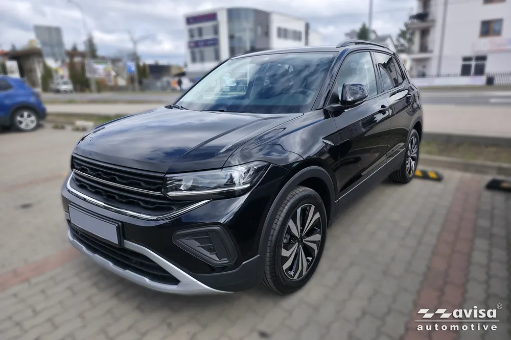 Bagažinės dangčio apsauginė juosta VOLKSWAGEN T-CROSS 2018-2024, FL2024-> (sidabrinis satinas) AVISA 2/22287