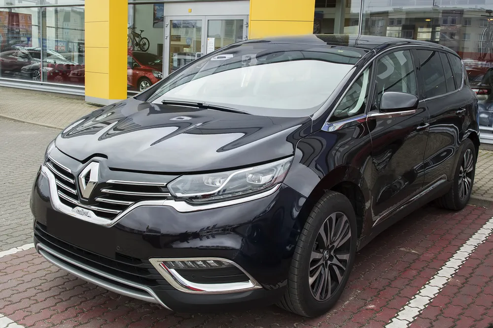 Galinio buferio apsauga RENAULT ESPACE V Initiale 2015-2023 ( doesn’t fit to the version with towing hook) (sidabrinis satinas) AVISA 2/35079