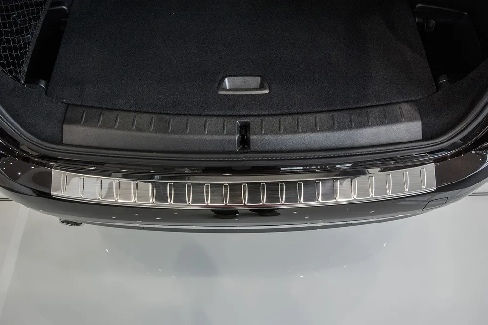 Rear bumper protector BMW 2 Gran Tourer 2015-2022 (silver satine) AVISA 2/35087