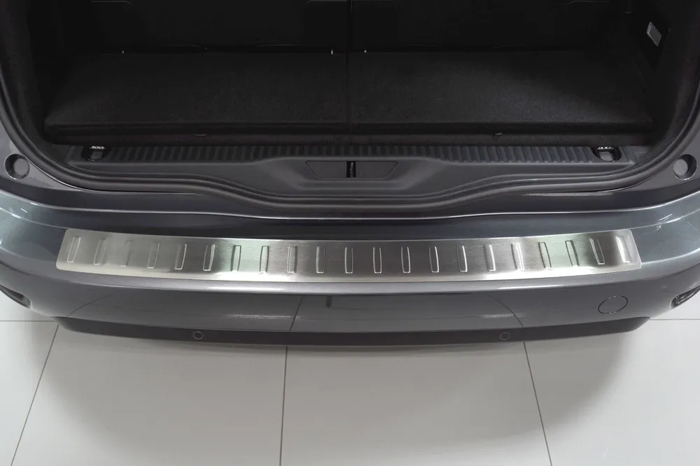 Rear bumper protector CITROEN C4 GRAND SPACE TOURER (GRAND C4 PICASSO II) 2013-2016, FL2016-> (silver satine) AVISA 2/35111