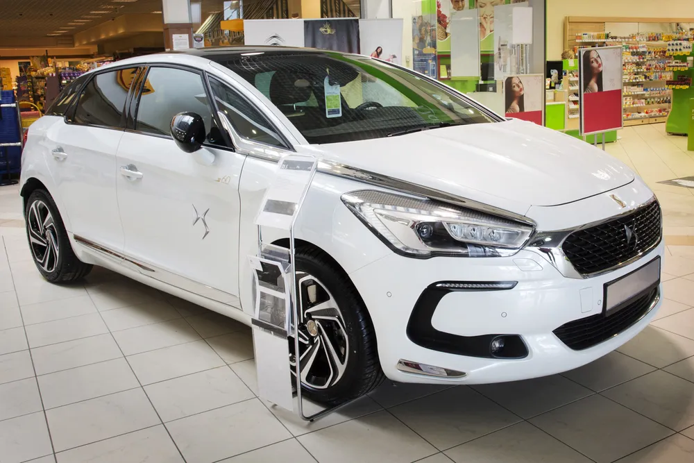 Galinio buferio apsauga CITROEN DS5 2011-2015, FL2015-> (sidabrinis satinas) AVISA 2/35116