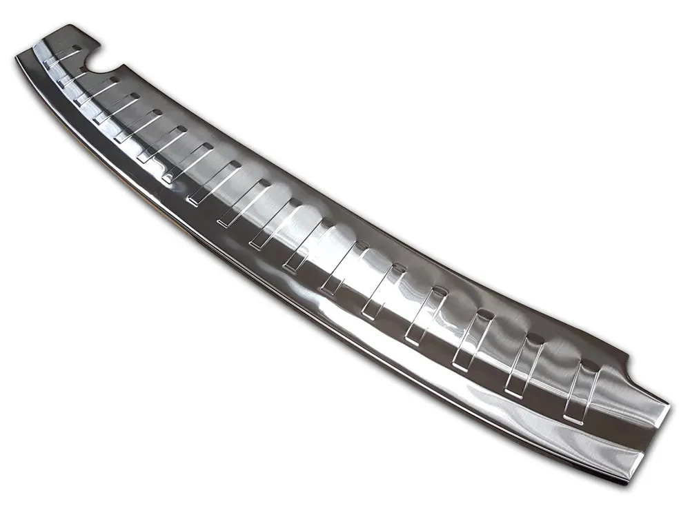 Rear bumper protector FORD ECOSPORT II / ST-Line FL2017-> (silver satine) AVISA 2/35225