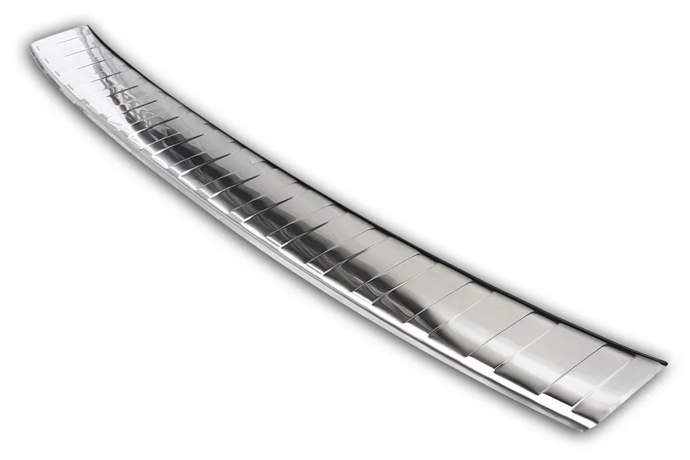 Rear bumper protector VOLKSWAGEN TOURAN III / R-line 2015-> (silver satine) AVISA 2/35455