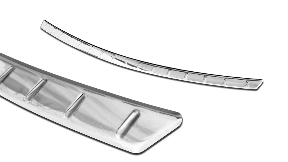 Galinio buferio apsauga MERCEDES C Class C205 Coupe AMG 2015-2019, FL2019-2021 (sidabrinis satinas) AVISA 2/35463